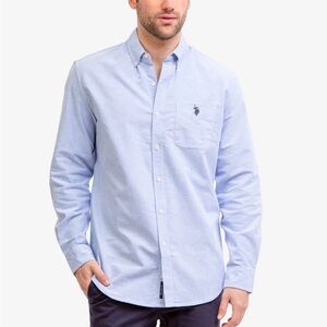 US Polo Assn. Blue Button Up Shirt